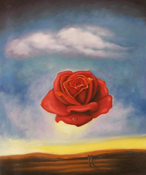 Salvador Dali The Rose Painting Best Paintings For Sale
